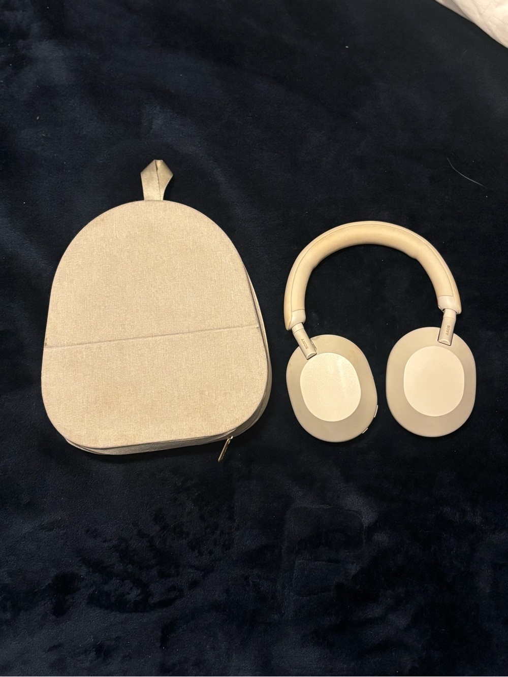 Sony Over-Ear Wireless Headphones — Beige - Picture 2 of 7